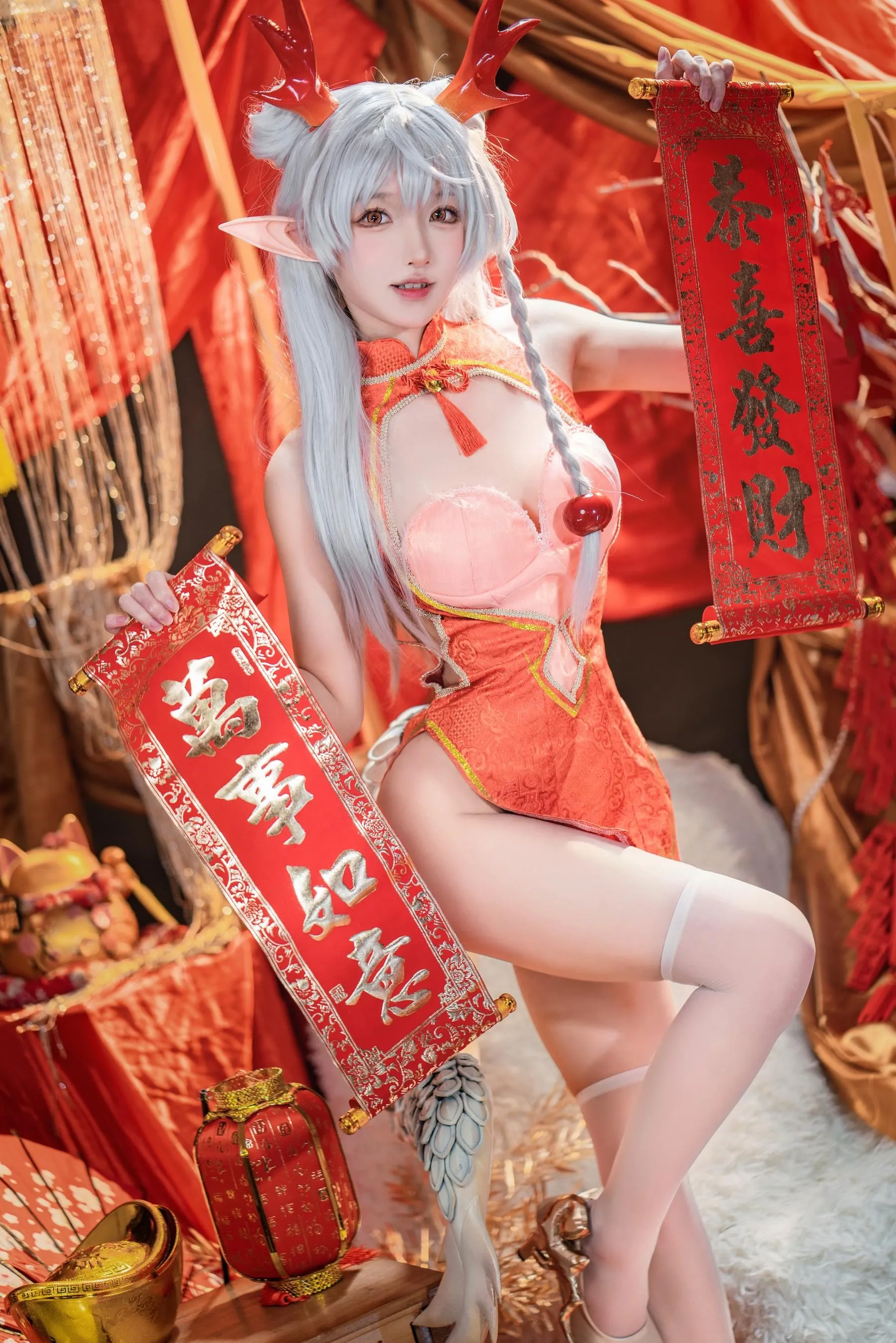 阿包也是兔娘 – NO.82 新春贺图 龙妹-图片 [45P]插图9